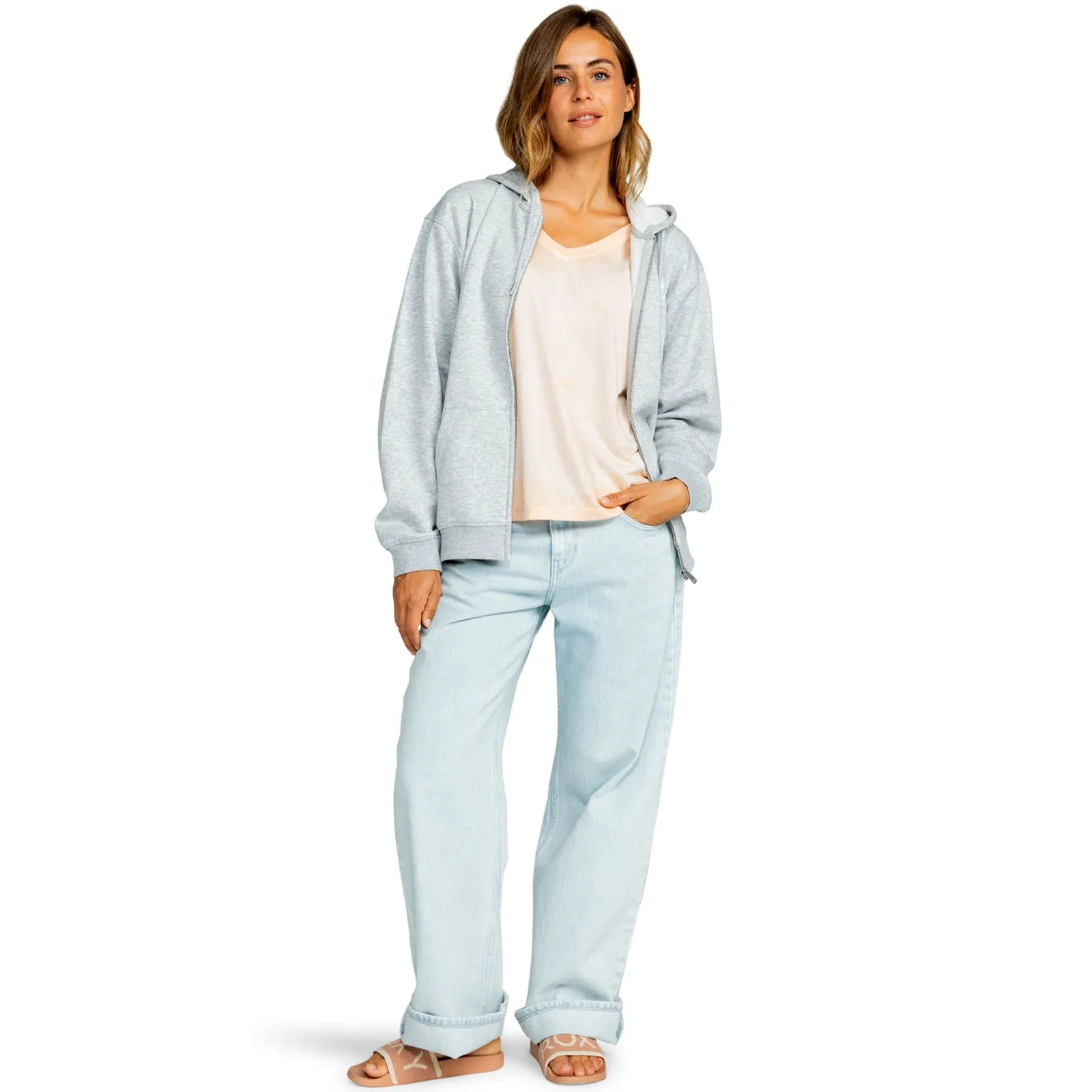 Roxy Womens Surf Stocked Full Zip Hooded Jacket