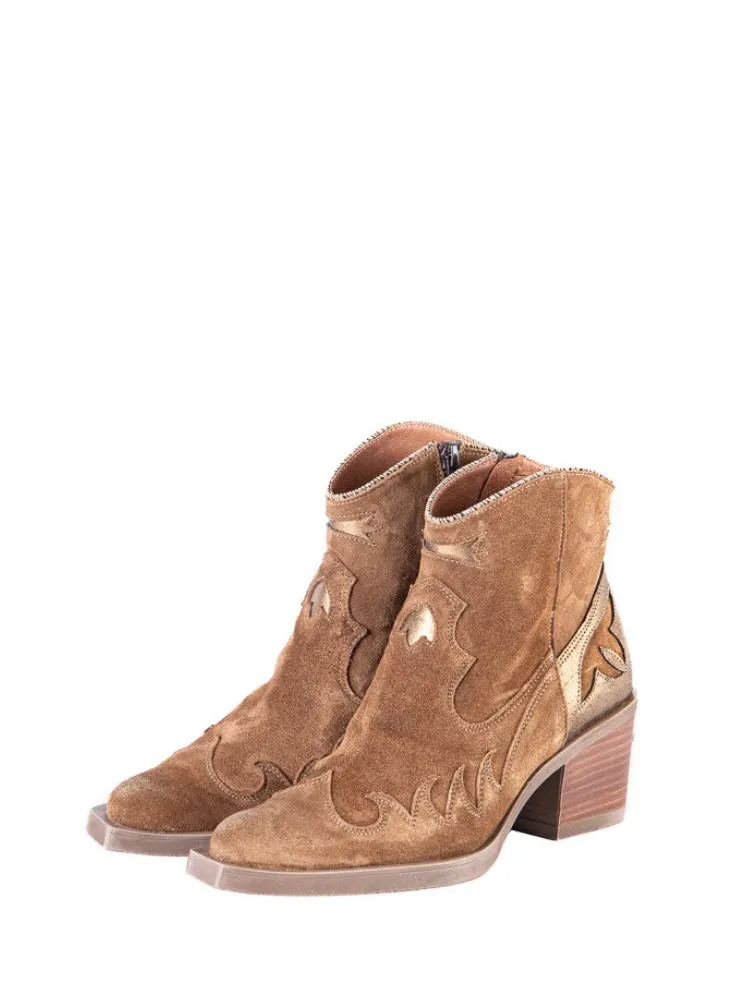 Sacs of Ashbourne   Nemonic Atlanta Ankle Boots Tobacco