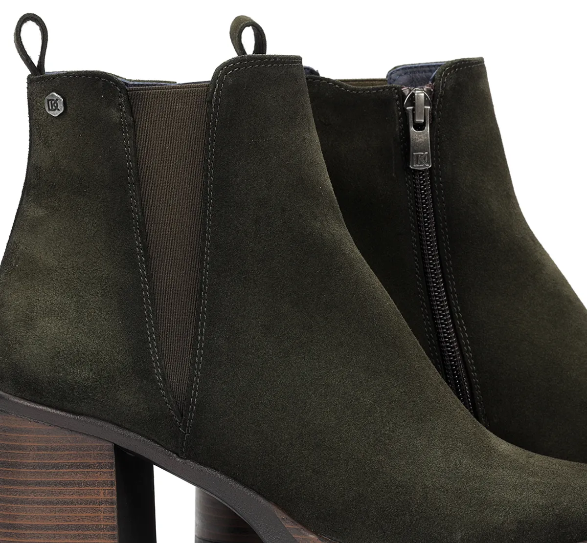 SAFE D9414 Green Ankle Boot