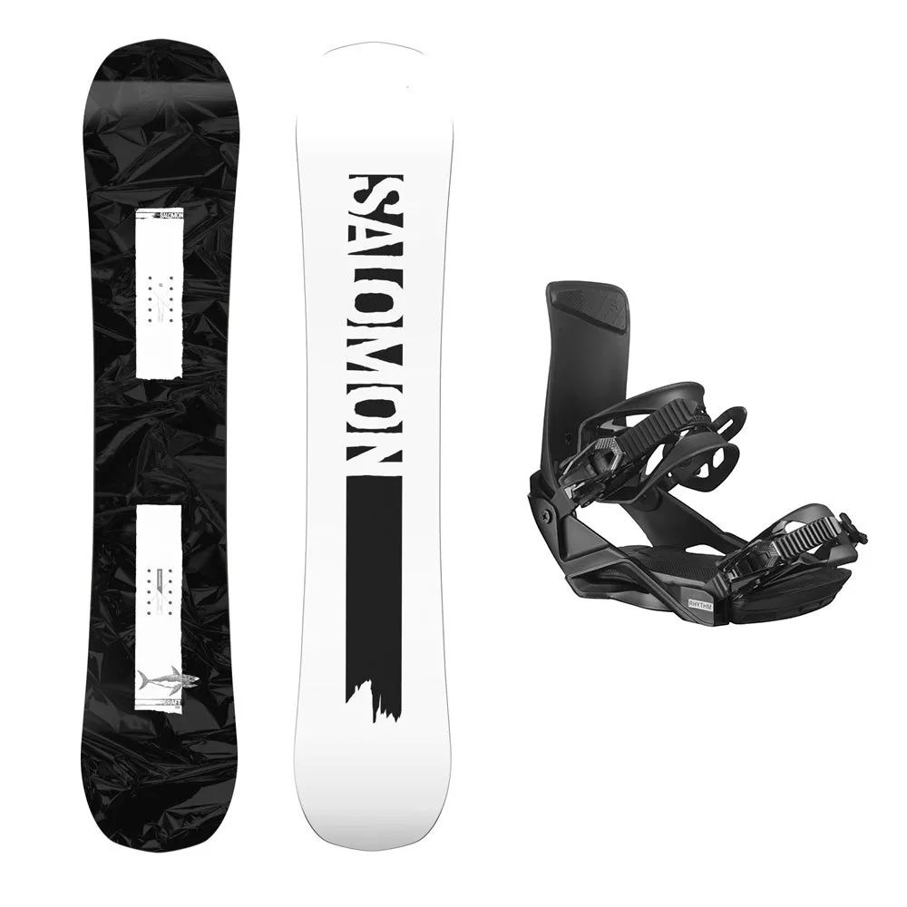 Salomon Craft Snowboard / Rhythm Snowboard Bindings Package 2024