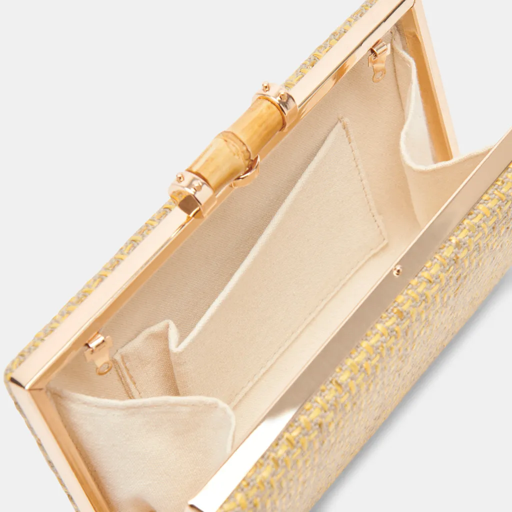 SANDY CLUTCH NATURAL WOVEN– Dolce Vita 6964321583170