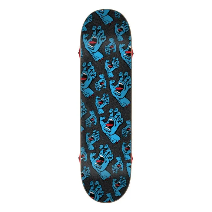 Santa Cruz Classic Dot Super Micro Factory Complete Skateboard Black 7.25