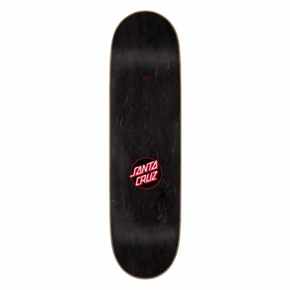 Santa Cruz Skateboard Deck Screaming Mouth Black/Red 8.5