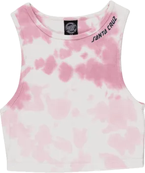 Santa Cruz Women’s Vest Strip Tank (Pnk Dip Dye)