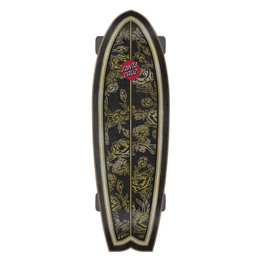 Santa Cruzer Complete Skateboard Entangled Dot Gold Multi 8.8
