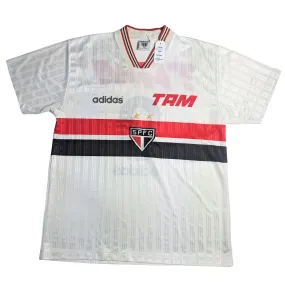Sao Paulo Home Football Shirt 1995/1996 Adidas Large