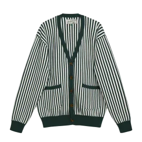 Seeing Stripes Cardigan - Green