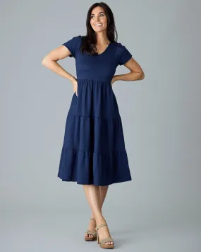 Seersucker Seaside Dress