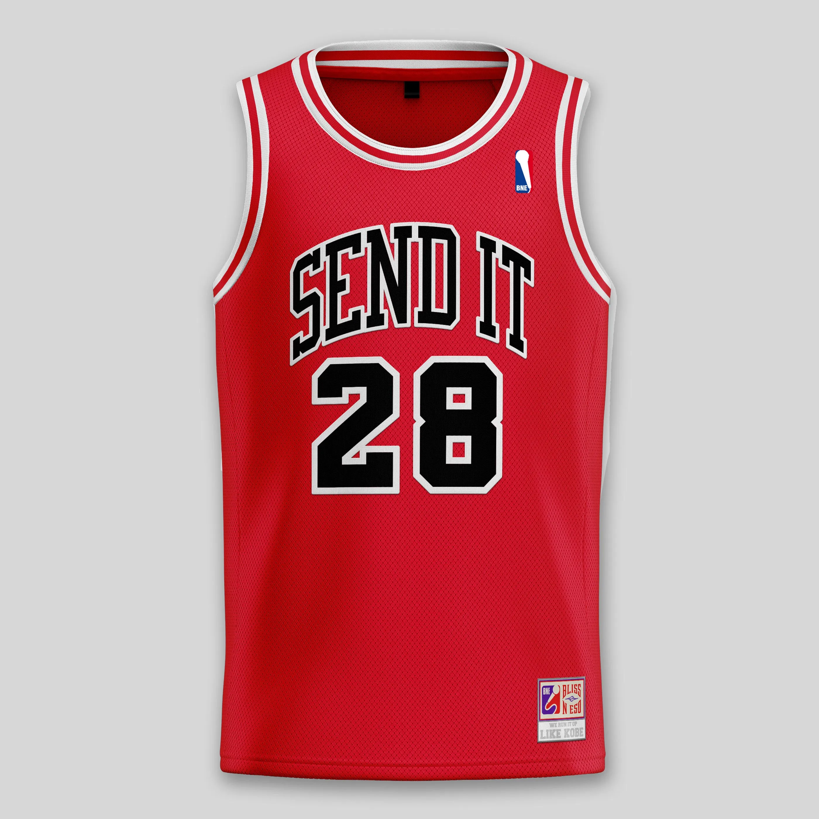 SEND IT RED BASKETBALL JERSEY