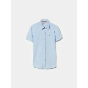 Short-sleeved cotton shirt