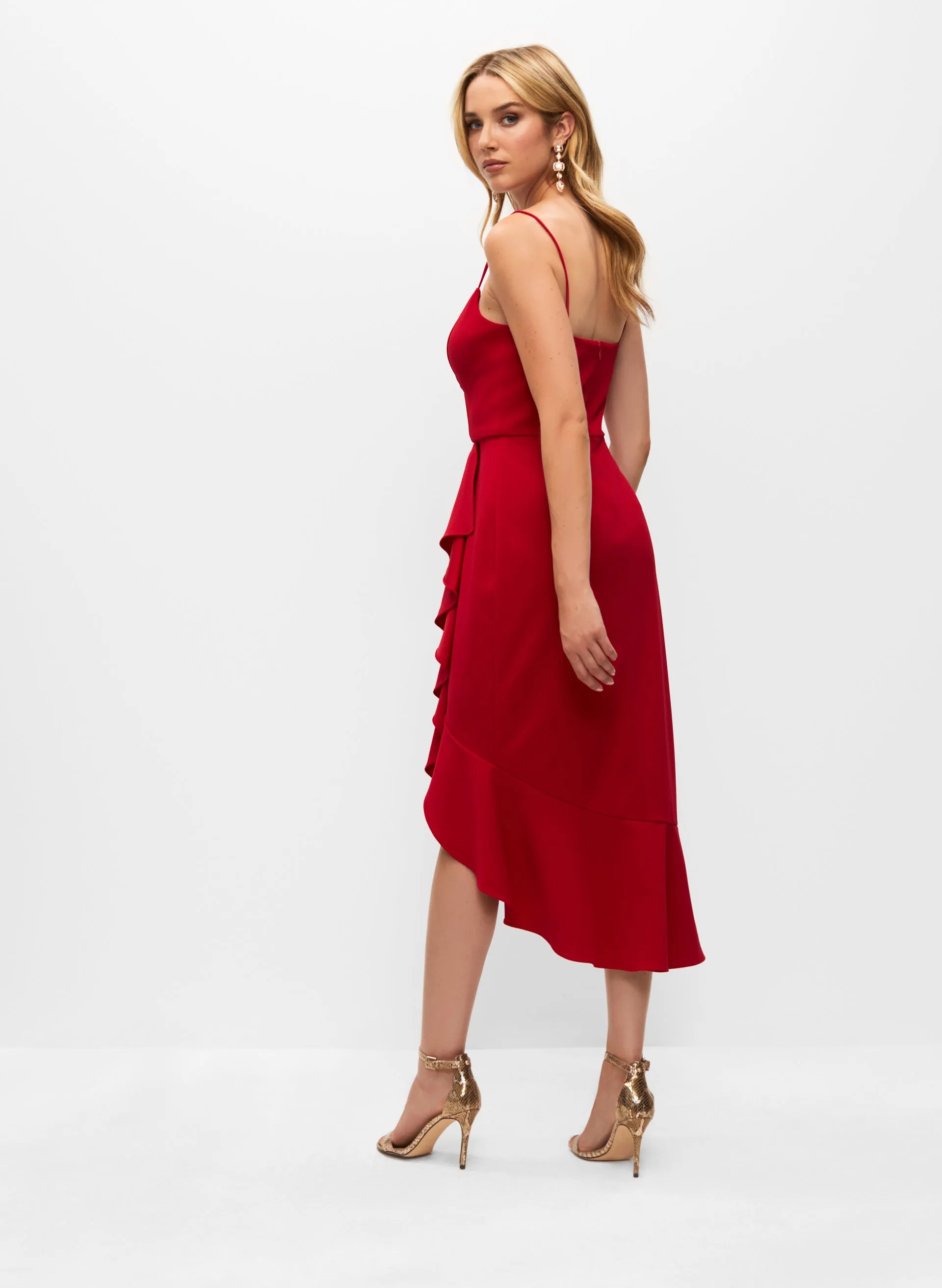 Side Ruffle Dress