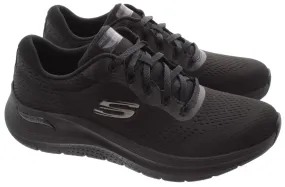SKECHERS Ladies 150051 Arch Fit Trainers In Black