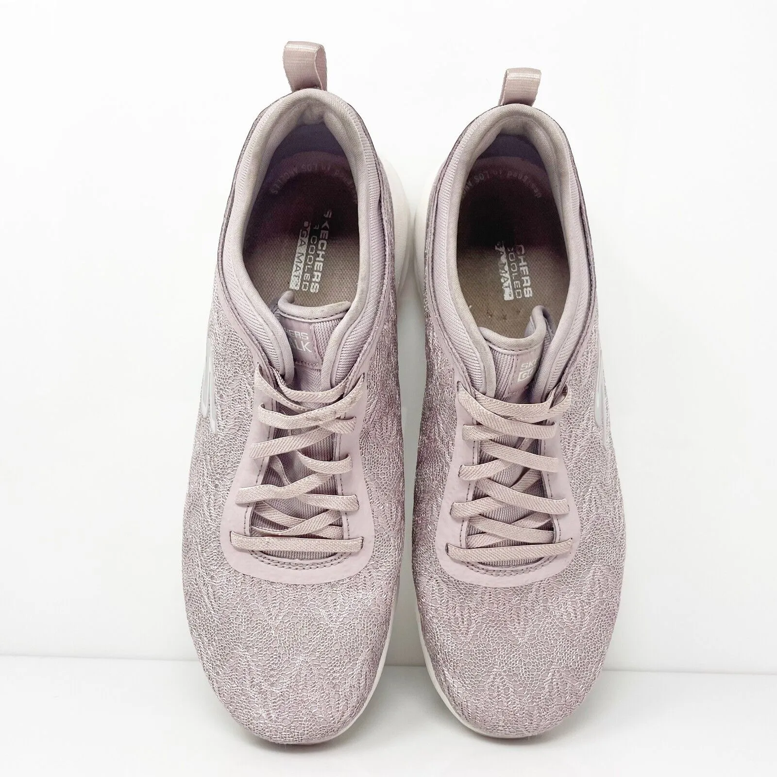 Skechers Womens Go Walk Travel 124760 Pink Running Shoes Sneakers Size 7.5