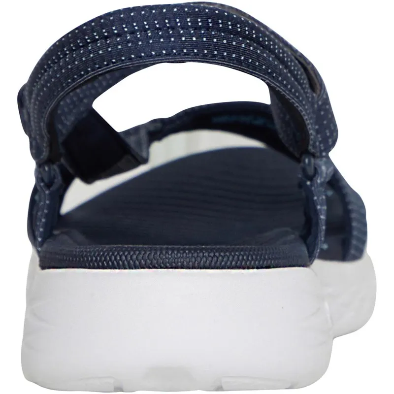 SKECHERS Womens On The Go 600 Brilliancy Sandals Navy/White