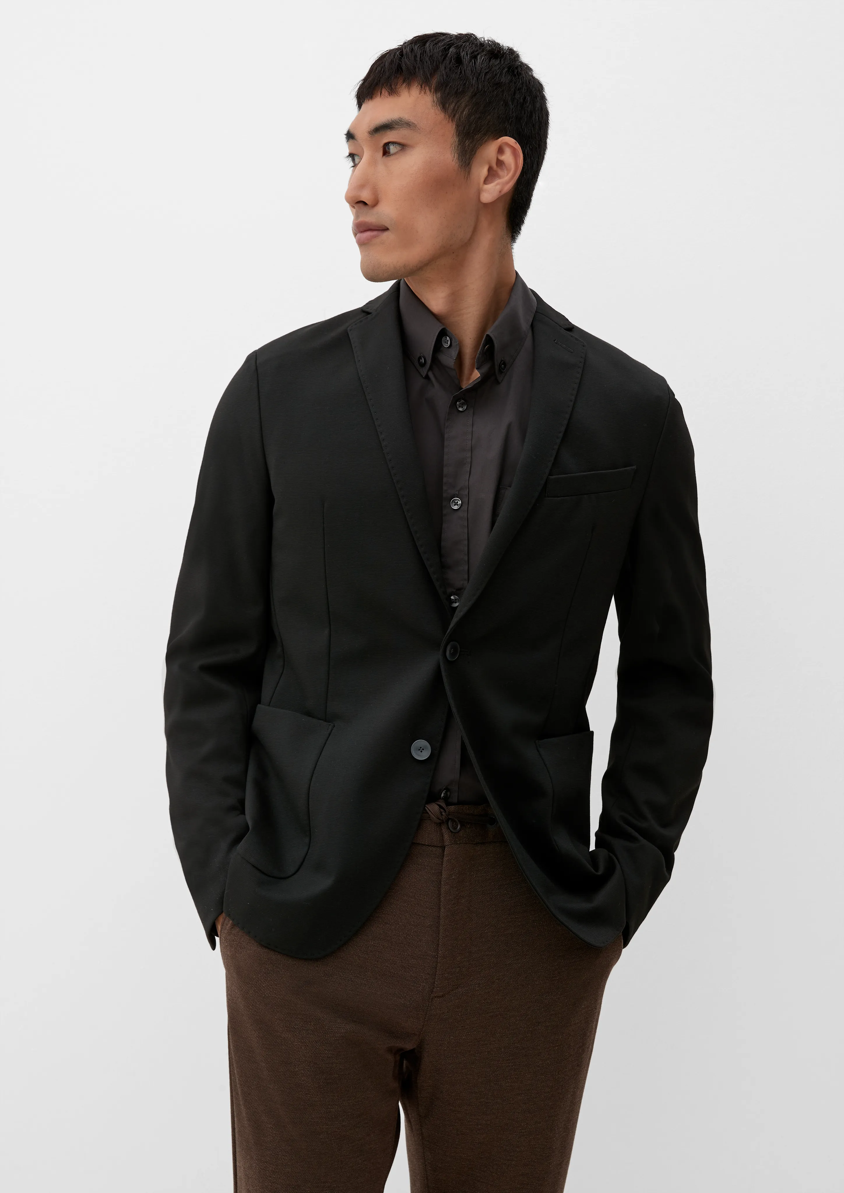 Slim fit: tracksuit suit jacket