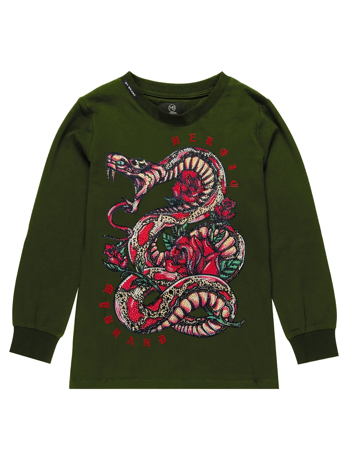 SNAKE HEROES SWEATER | ARMY