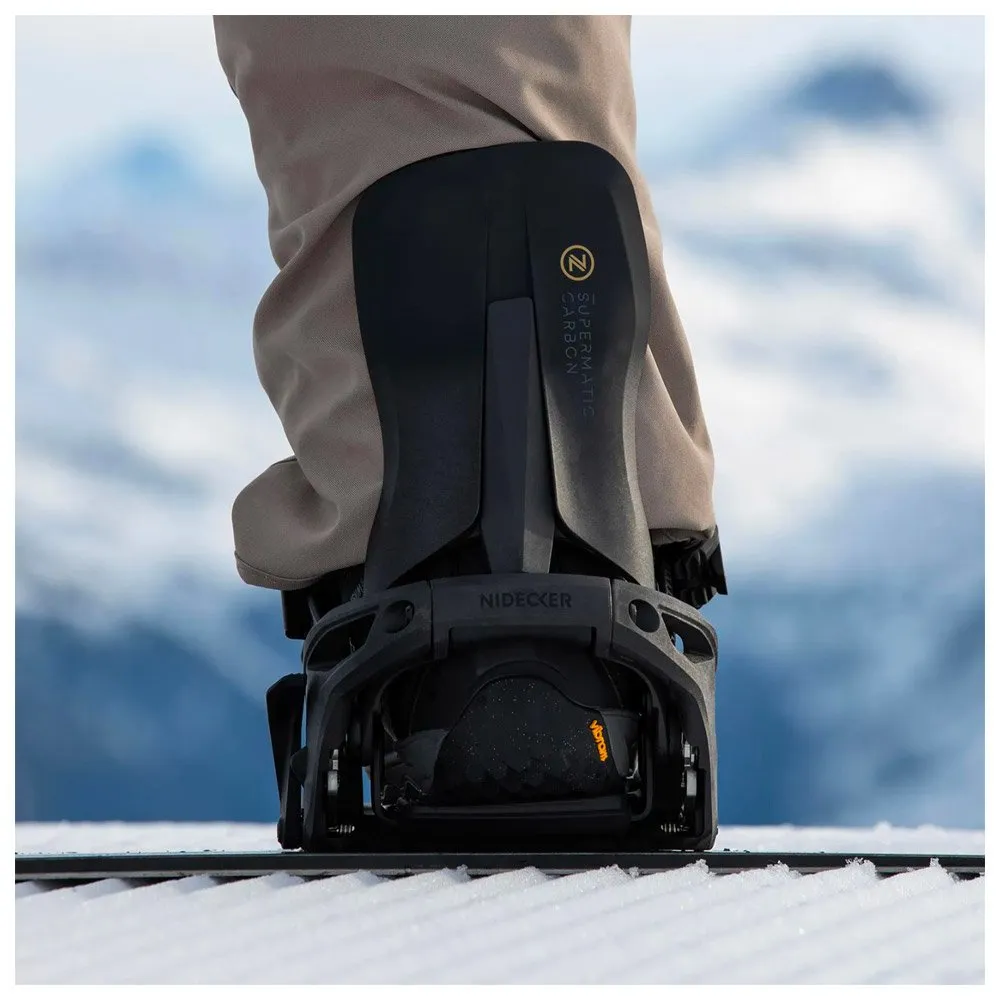 Snowboard binding Nidecker ---Supermatic Carbon Black