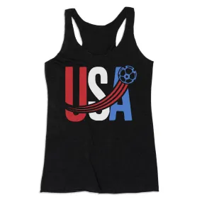 Soccer Women's Everyday Tank Top - USA Patriotic 