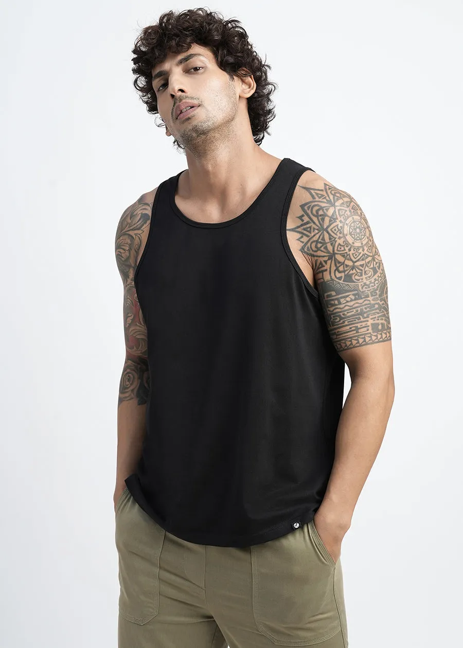 Solid Mens Vest