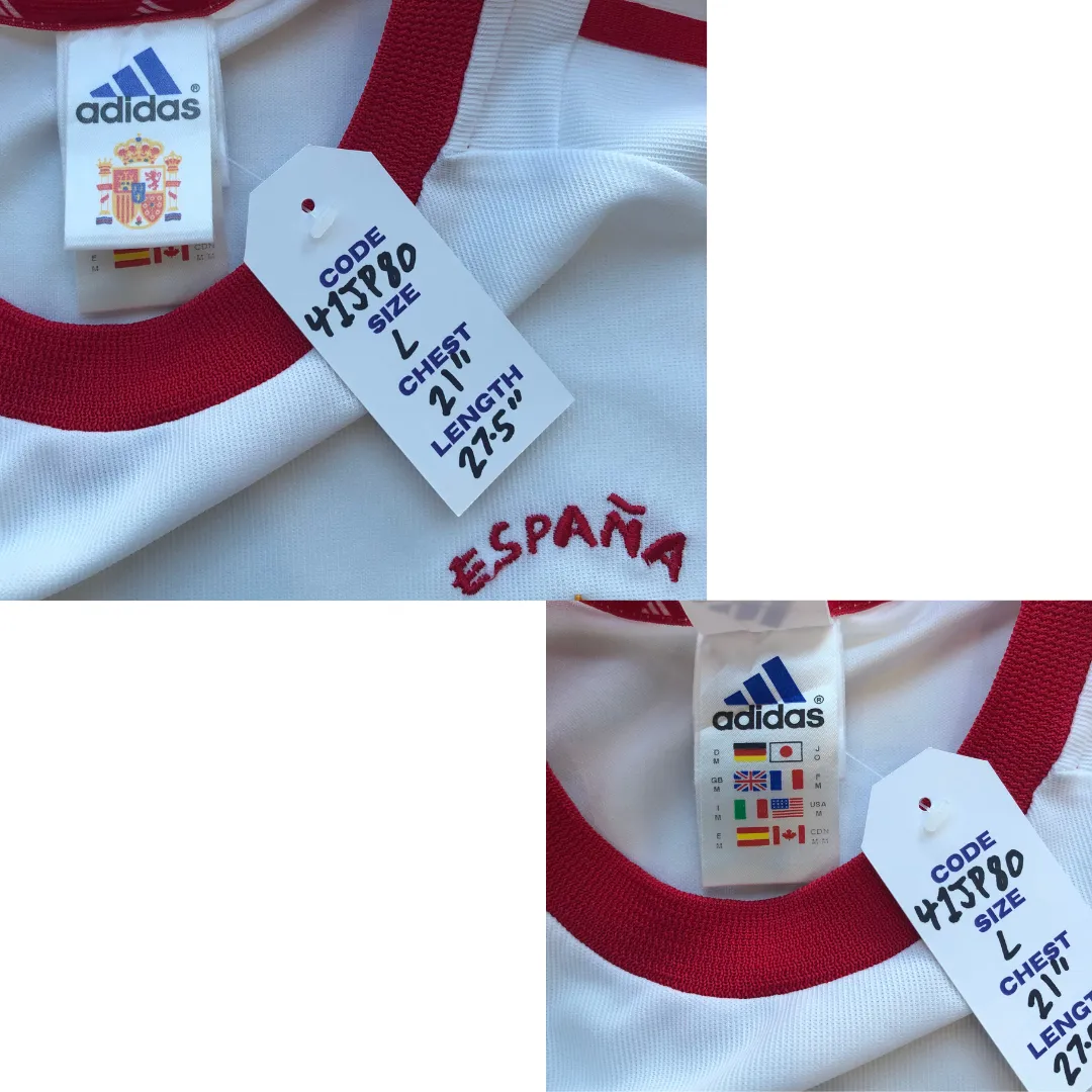 Spain Original 2002/2003 Away Football Shirt Medium/Large