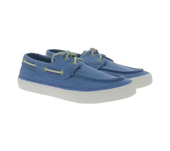 SPERRY Bahama Striper SC men s canvas sneakers with wave siping technology black, blue or beige