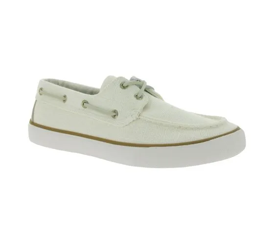 SPERRY Bahama Striper SC men s canvas sneakers with wave siping technology black, blue or beige