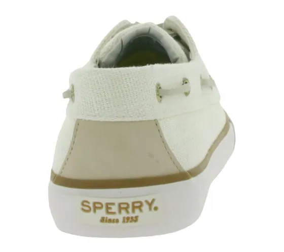 SPERRY Bahama Striper SC men s canvas sneakers with wave siping technology black, blue or beige