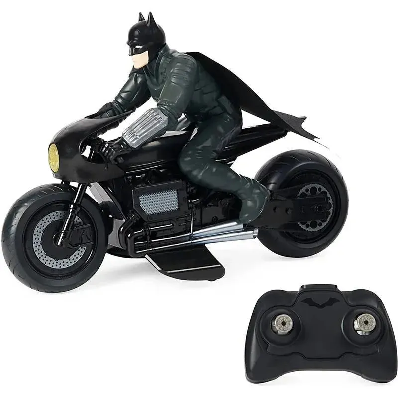 Spin Master Batman Batcycle Movie RC with Batman Rider