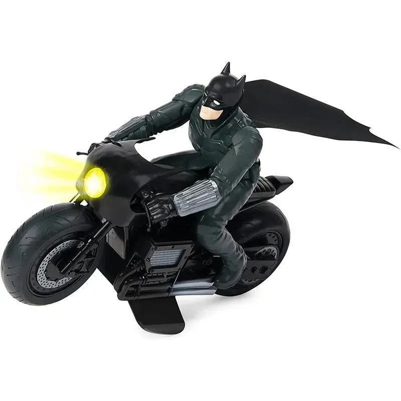 Spin Master Batman Batcycle Movie RC with Batman Rider