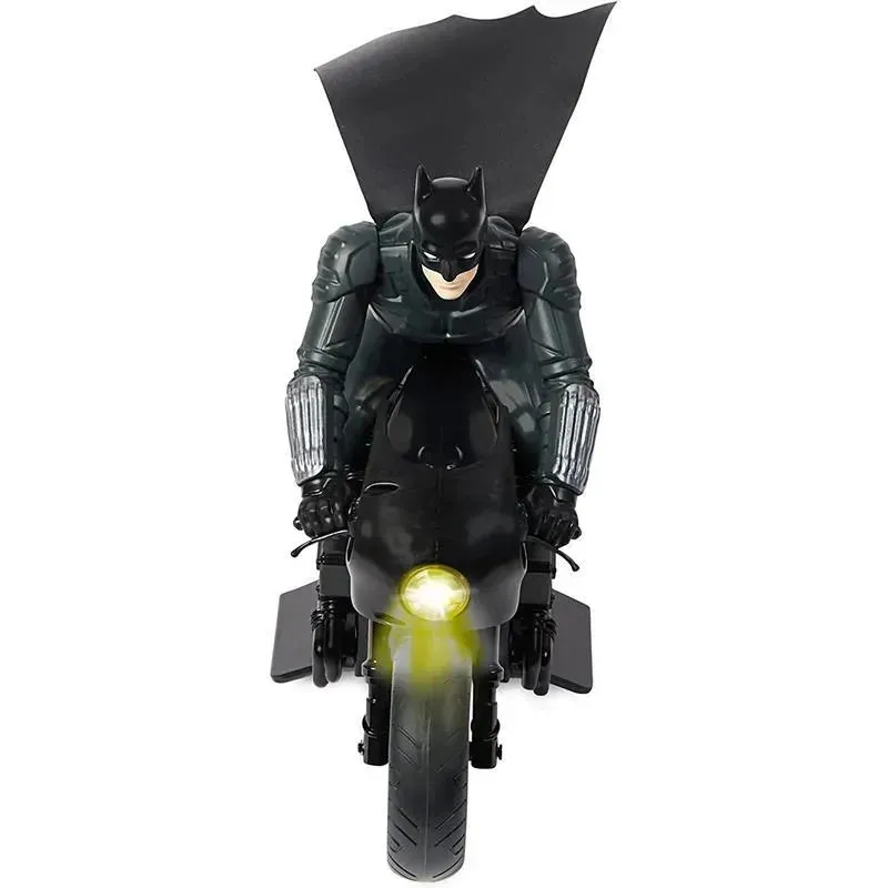 Spin Master Batman Batcycle Movie RC with Batman Rider