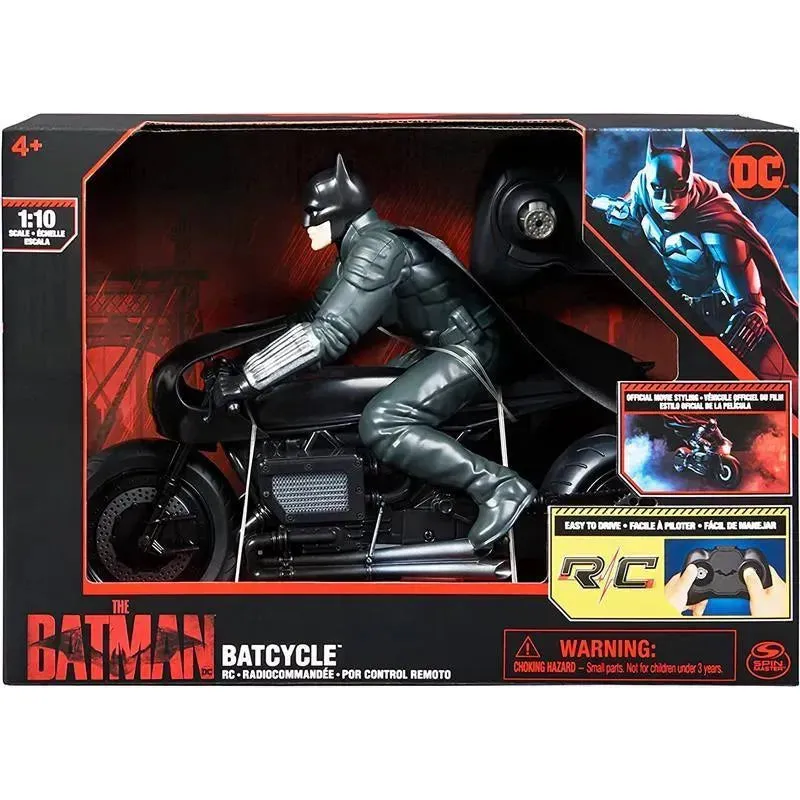 Spin Master Batman Batcycle Movie RC with Batman Rider