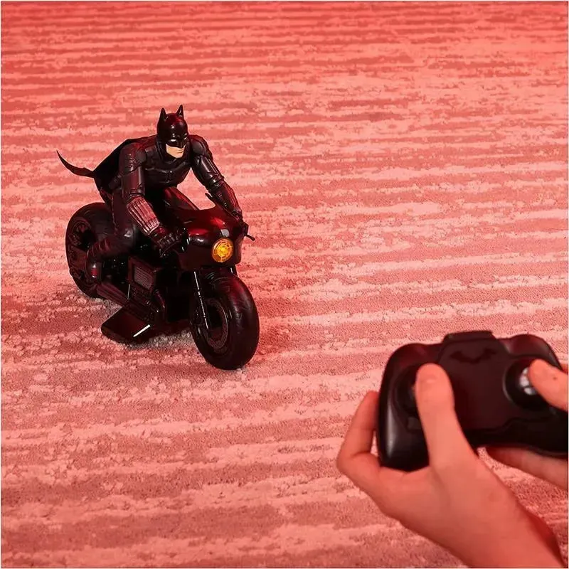 Spin Master Batman Batcycle Movie RC with Batman Rider