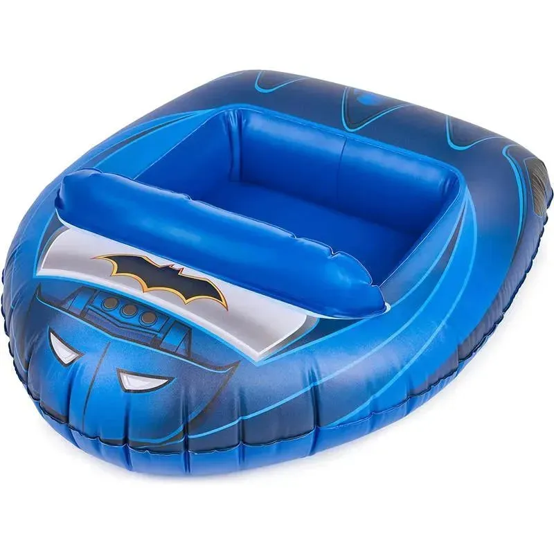 Spin Master - Swimways DC Batman Batmobile Inflatable Water Boat Vehicle, for Kids Aged 3 & Up