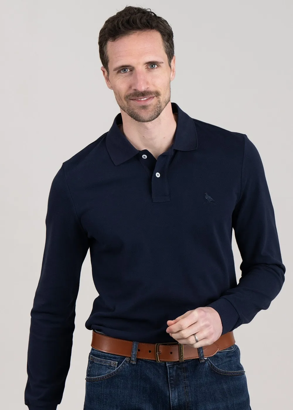 St Ives Long Sleeved Polo Shirt