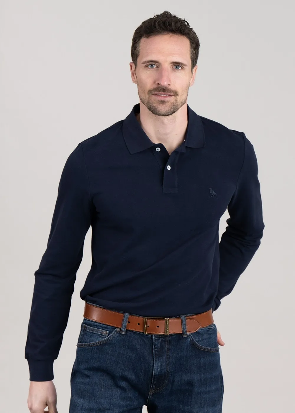 St Ives Long Sleeved Polo Shirt