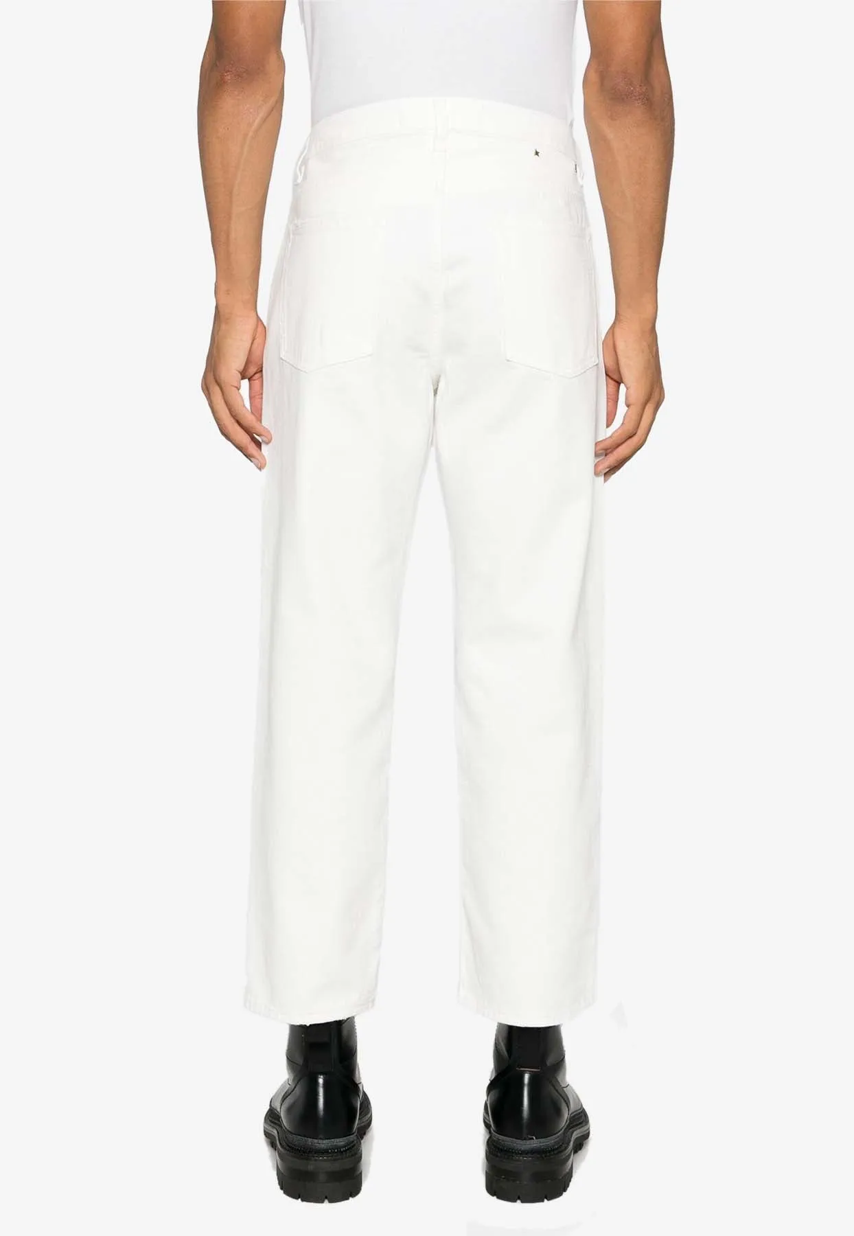 Star Stud Straight-Leg Jeans