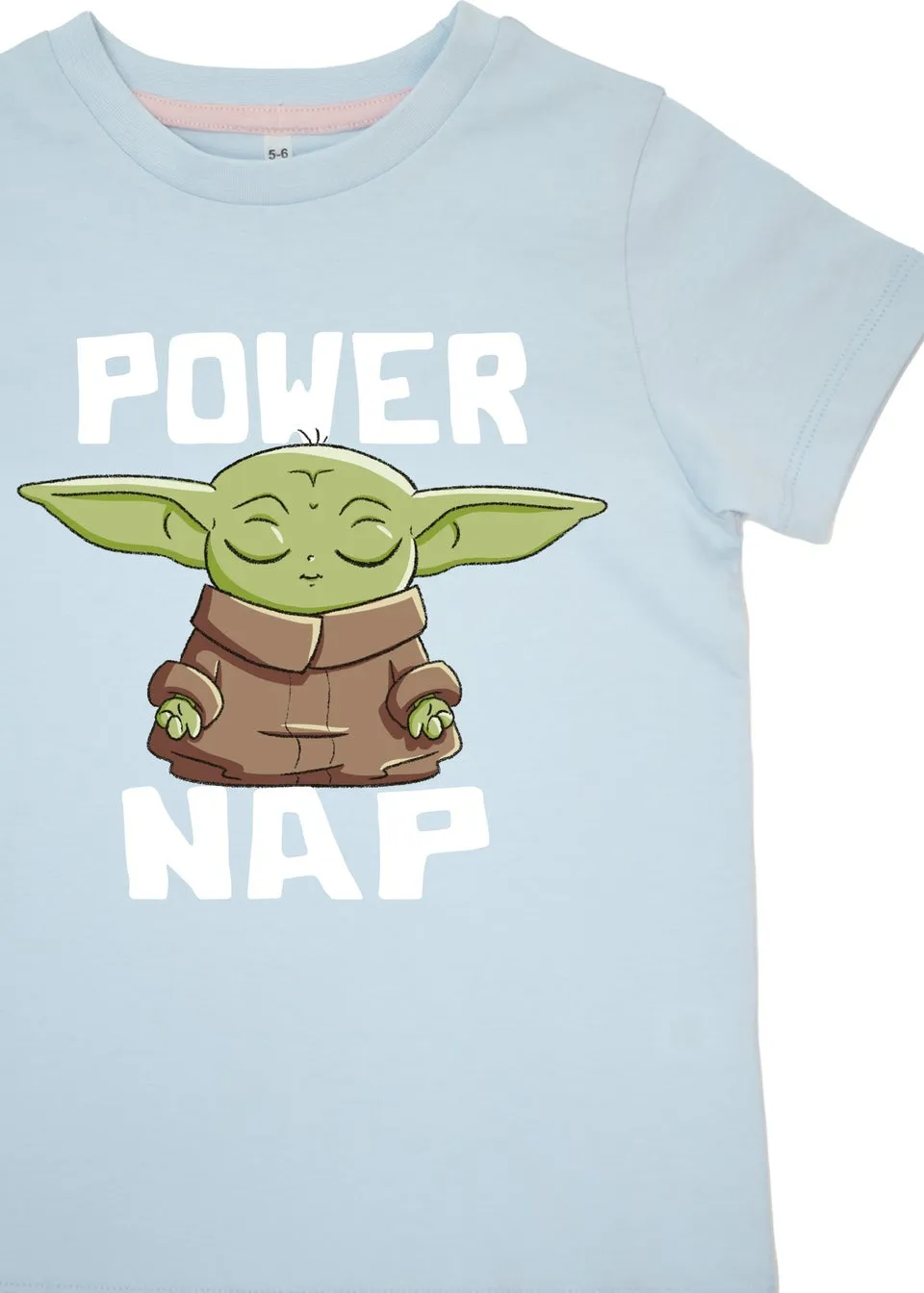 Star Wars Kids Baby Blue The Mandalorian Power Nap Stars Pyjamas (3-8 Years)