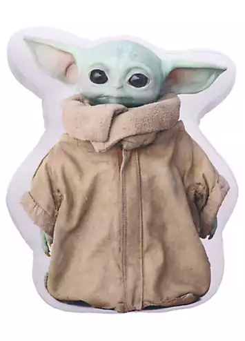 Star Wars The Mandalorian Grogu Baby Yoda 40cm Shaped Cushion | Kaleidoscope