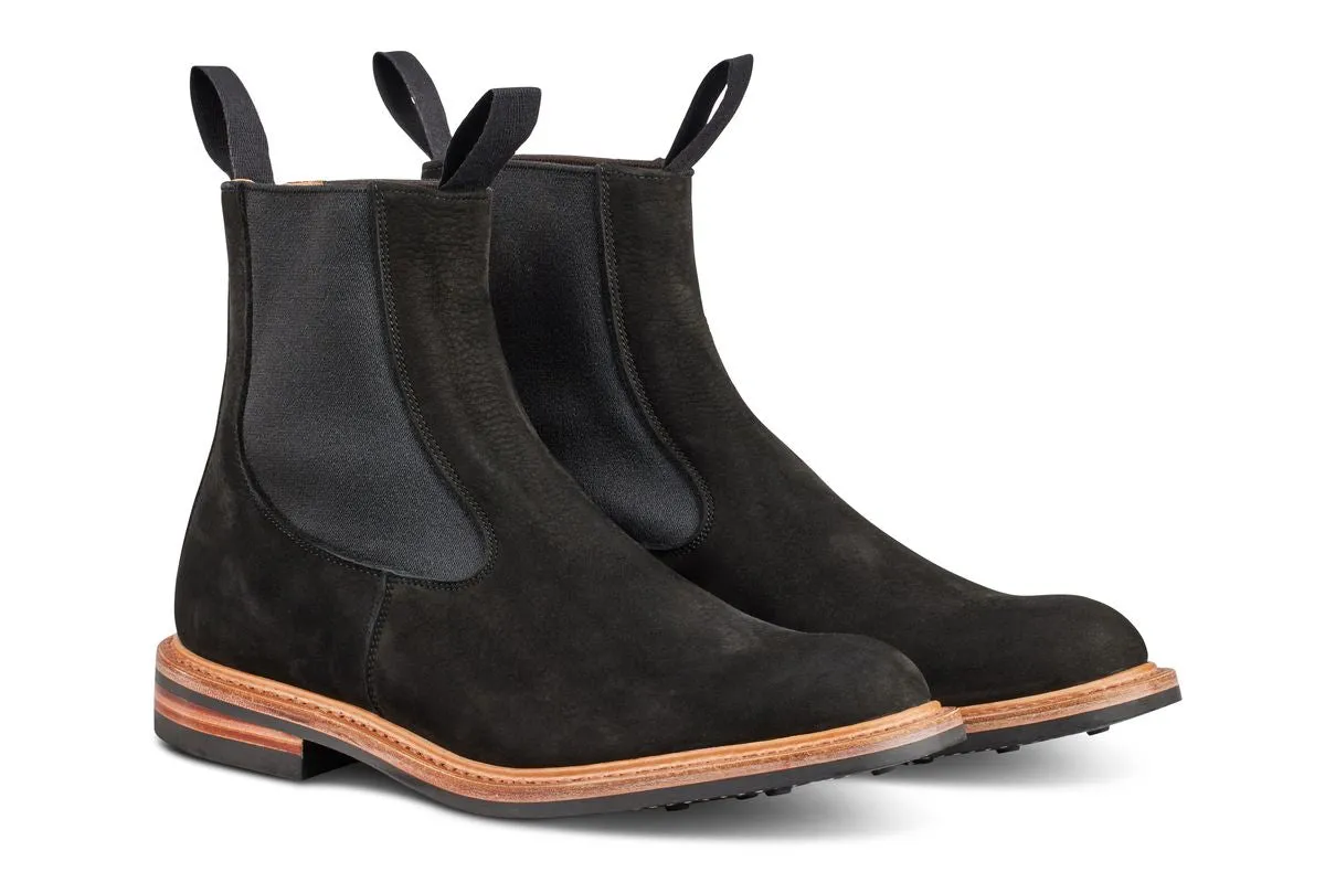 Stephen Chelsea Boot - Black Hydro Nubuck