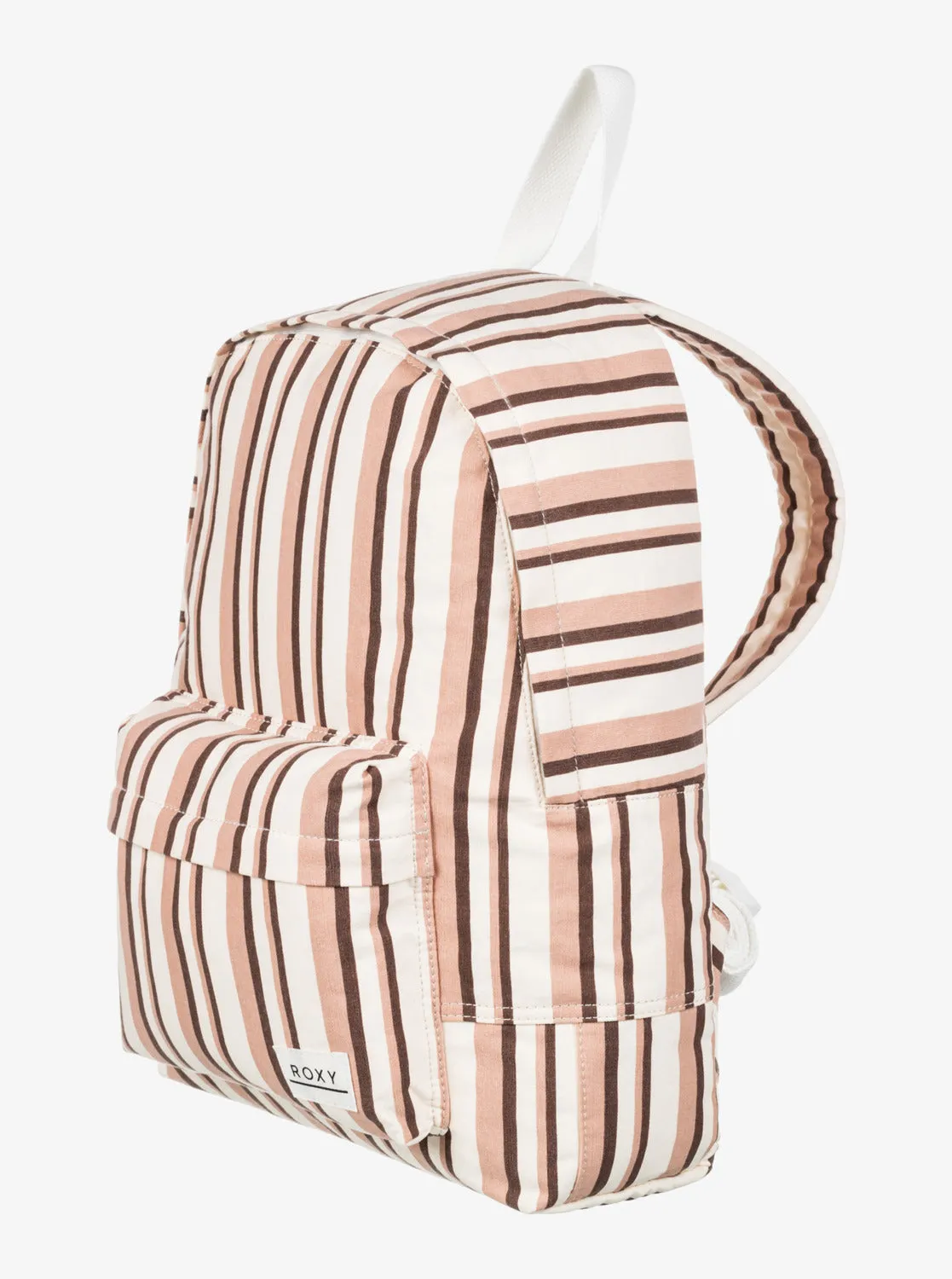 Sugar Baby Canvas Small Backpack - Root Beer Silk Caye Stripe