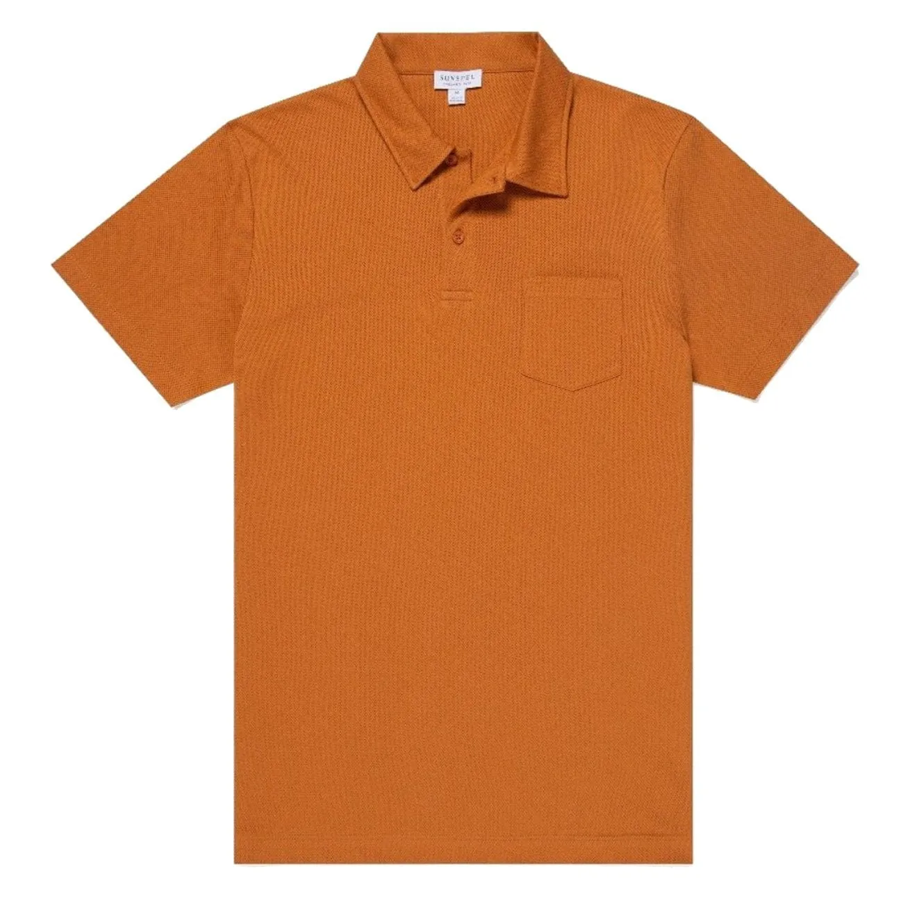 Sunspel Riviera S/S Polo Cinnamon