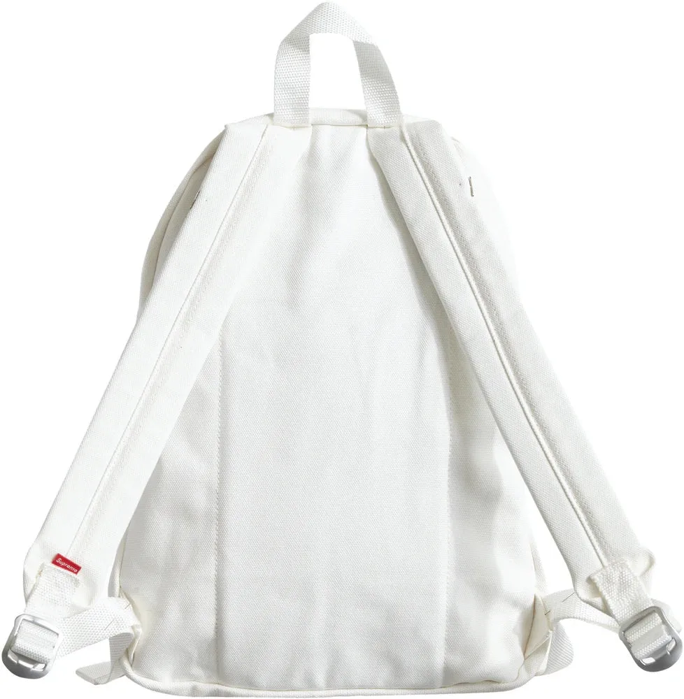 Supreme Canvas Backpack White