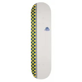 Sushi Skateboards Checker Logo Skateboard Deck White 8.125