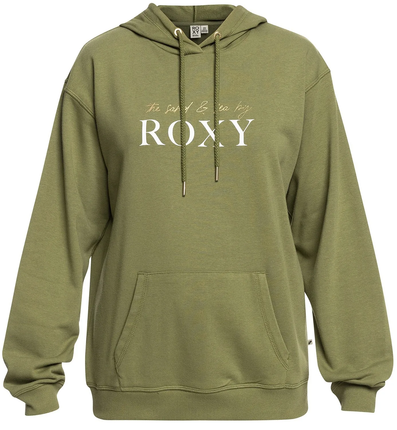 sweatshirt Roxy Surf Stoked Hoodie Terry - GNG0/Loden Green - women´s
