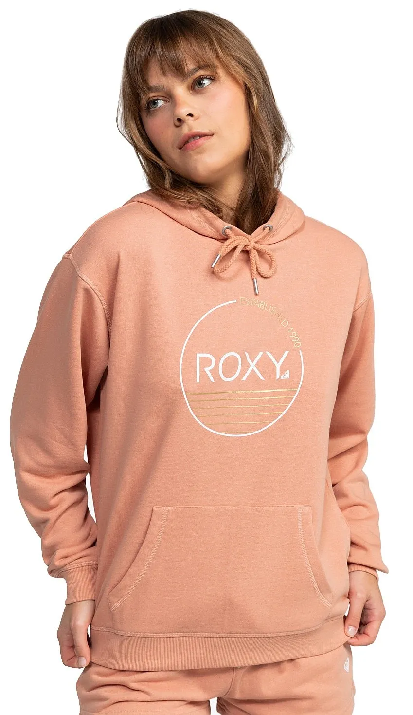 sweatshirt Roxy Surf Stoked Hoodie Terry - TJB0/Cafe Creme - women´s