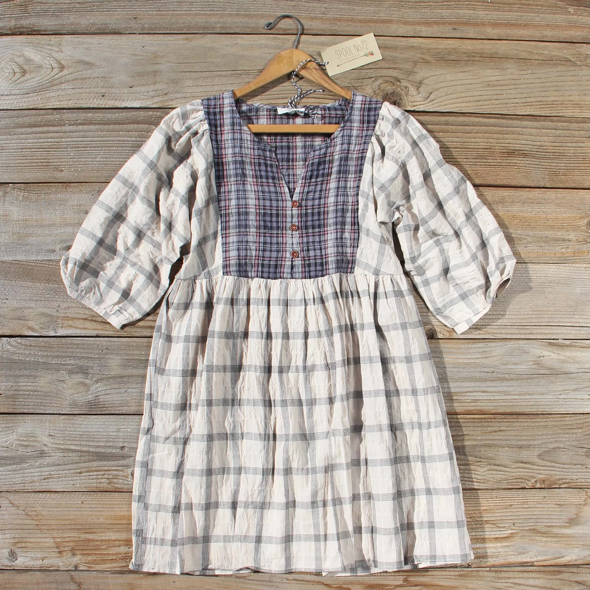 Sweet Plaid Dress