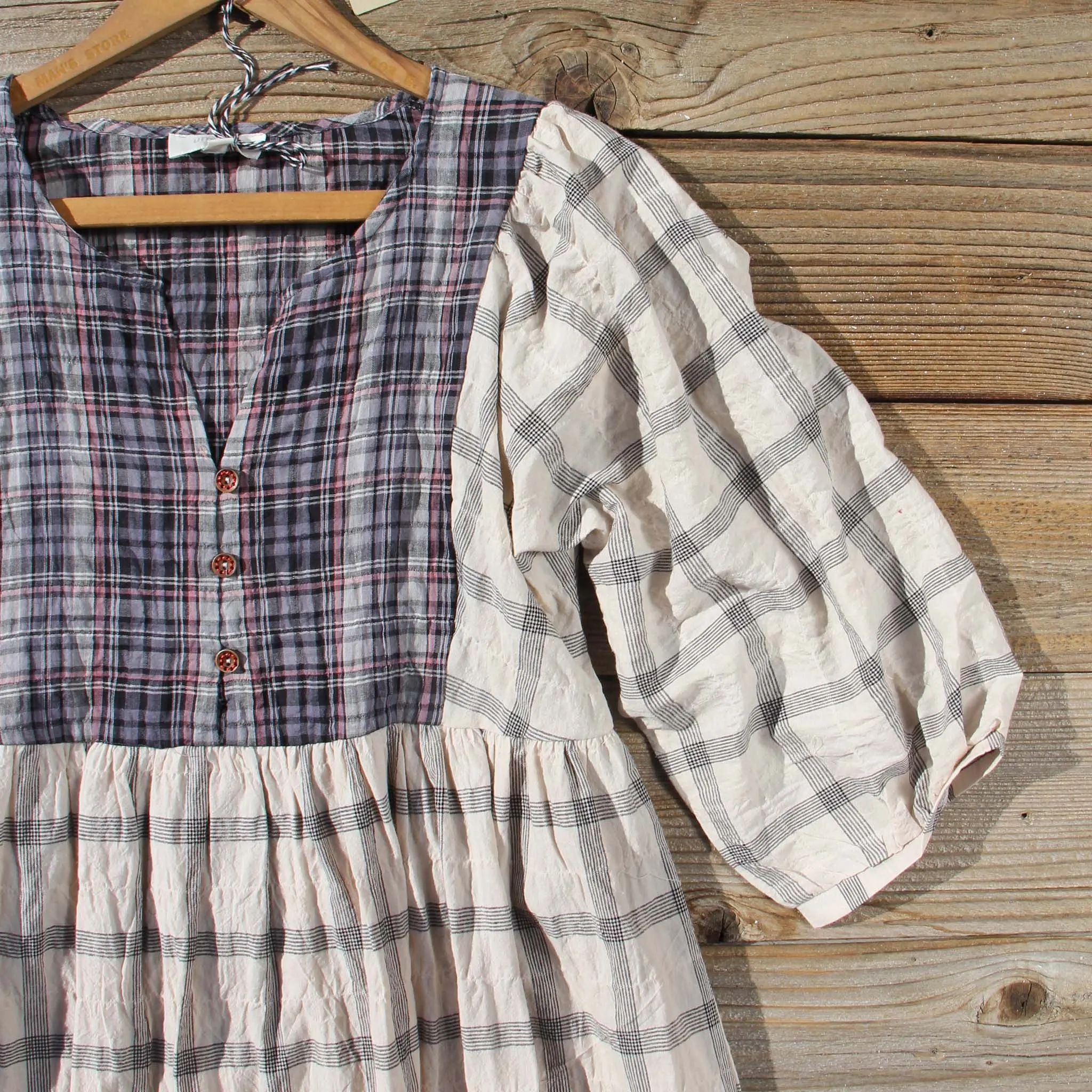 Sweet Plaid Dress