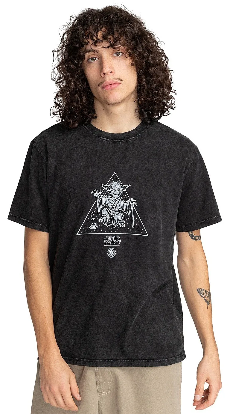 T-Shirt Element Star Wars Yoda - Washed Black - men´s