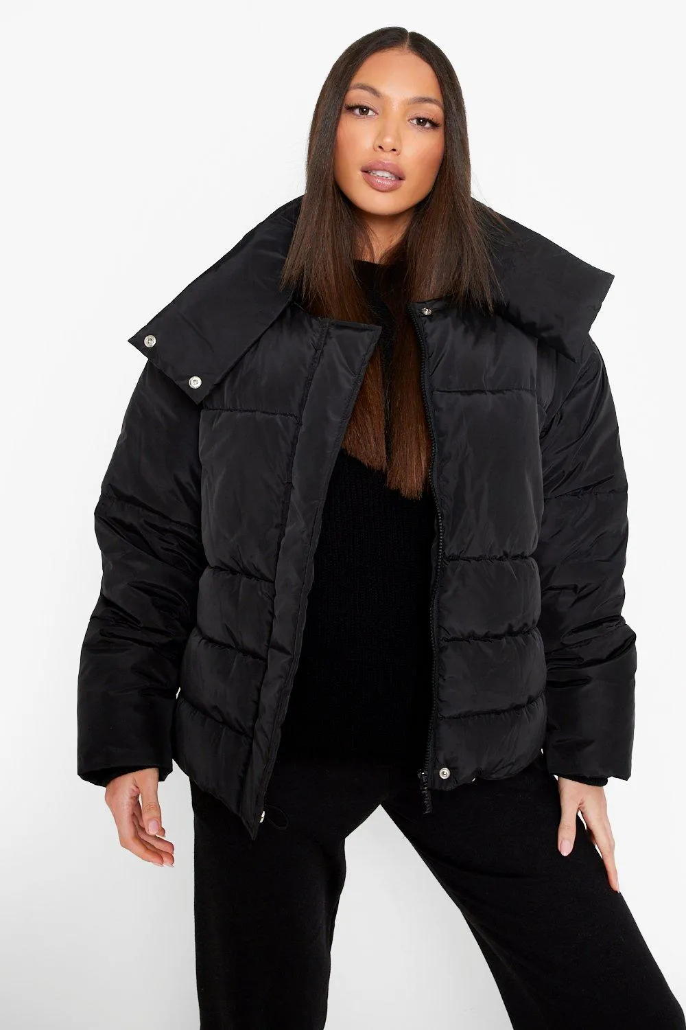 Tall High Neck Puffer Jacket