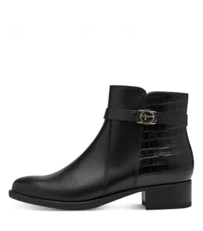 Tamaris Ankle Boots Black Leather 25047